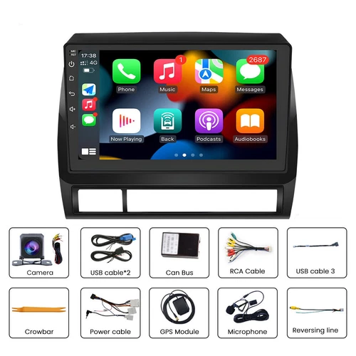 Android 12 For Toyota Tacoma 2005-2013 Car Radio Stereo Carplay GPS NAVI BT 32GB - Picture 17 of 17