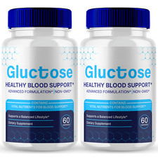  2 Pack Gluctose Blood Sugar Support - Natural Glucose Blood Supplement Pills