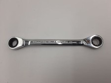 Blackhawk Full Polish Double Box Reversible Ratcheting Wrench - Bulk - 10 X 11 M