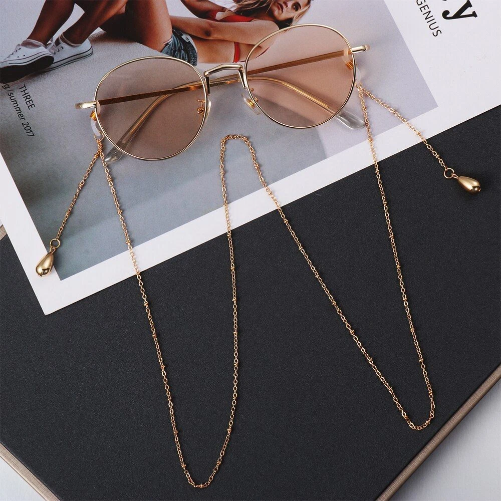 Frienda 6 Pieces Eyeglass Chains Glasses Chain Holder Lanyard for Women  Beaded Eye Glasses Strap Around Neck Sunglasses Necklace Chains Cords  Eyewear