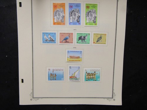 Southern Yeman Stamps on Album Pages, Hinged, Gaps 1968-73, 14 Pages - Picture 9 of 14