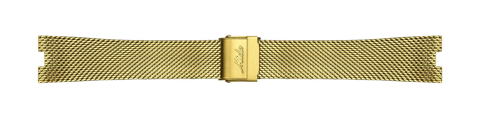 Original MIDO Commander 8429 Yellow Gold Steel Mesh Watch Band Bracelet