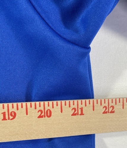 Reebok Mens Size M Long Sleeve Zipper Jacket Polyester Blue Logo full Zipper EUC - Picture 13 of 15
