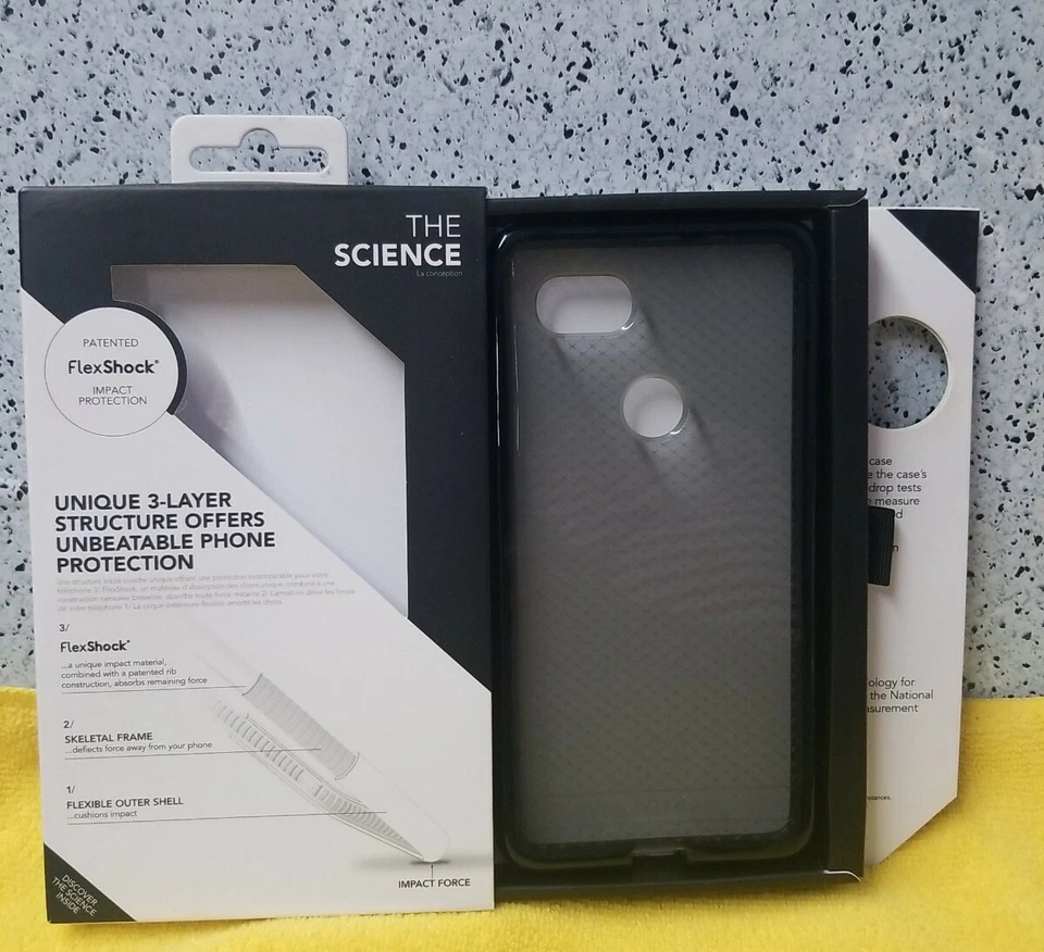 🌰 Tech21 Evo Check Case Cover for Google Pixel 2 XL - Smoky Black - Image 3 of 3