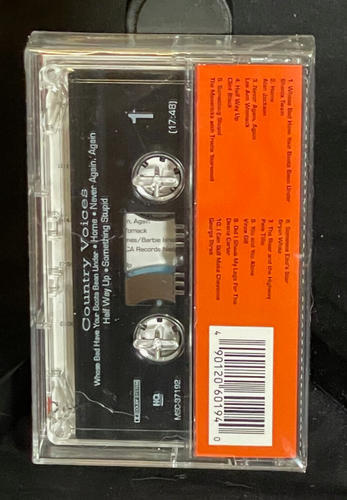 Country Voices Collection of Award Winning Music Cassette MSC37192 New Sealed - Picture 2 of 3