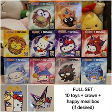FULL 10 SET Mcdonalds Yugioh Hello Kitty Cinnamoroll Kuromi My Melody Happy Meal