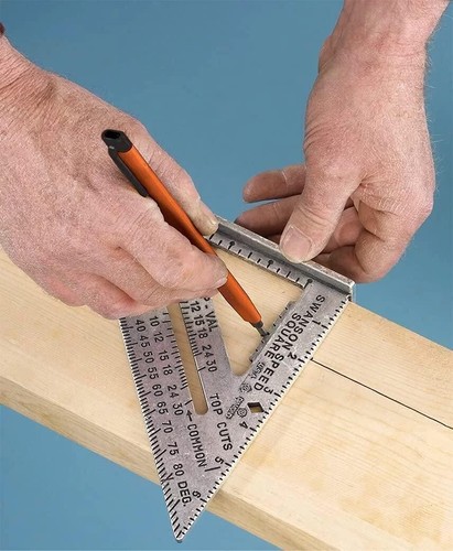 Tool S0101CB Speed Square Layout Tool with Blue Book and Combination Square - Picture 2 of 7