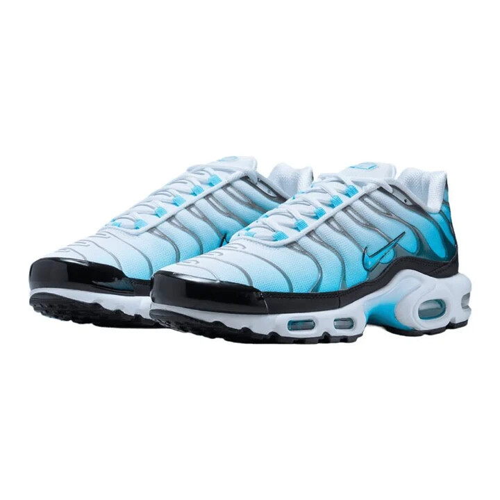 white and light blue tns