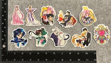 Lot of 10 Assorted Anime Sailor Moon Cartoon Stickers