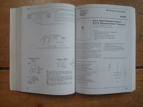 1973 RCA Solid State Databook Series RF Power Devices - Picture 4 of 7