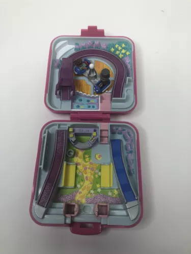 Vintage 1989 Polly Pocket Theme Park And Figures Rare Collectable Bluebird Toys