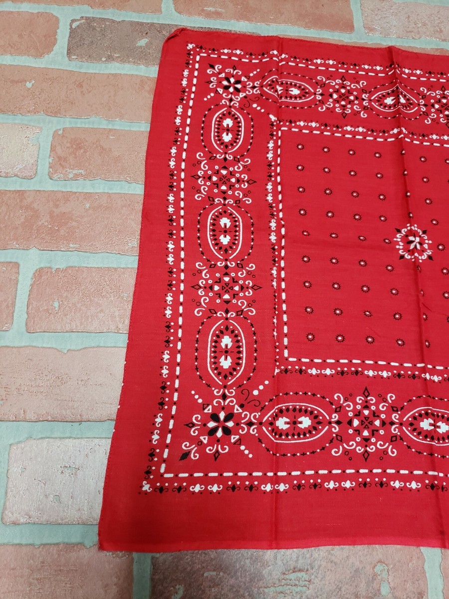 BANDANA FOULARD WESTERN BIKER ROUGE BANDANA FOULARD WESTERN BIKER ROUGE