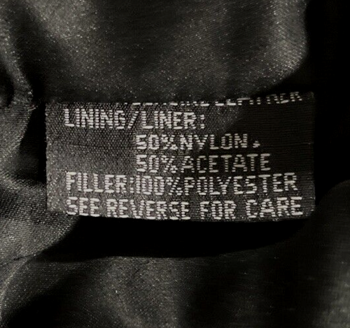 Unik Vintage Heavy Leather Motorcycle Coat Jacket Black Mens 2XL Lined EM105 - Picture 11 of 13
