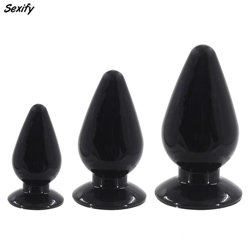 3 Pack Anal Plug Big Fat Extra Large Dong Butt Anal Beads Huge Dildo XL Sex Toy - Picture 7 of 27