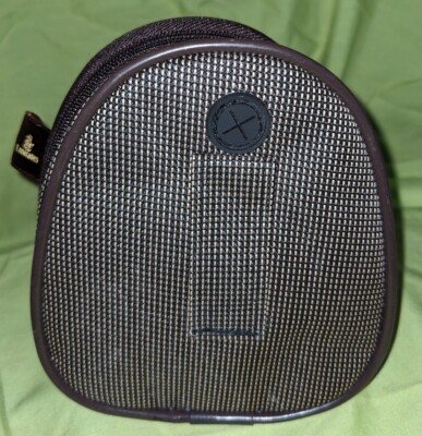 EMIRATES Toiletry Pouch 5  Beltbag Brown Zip Around Closure Eye Mask Toothbrush 