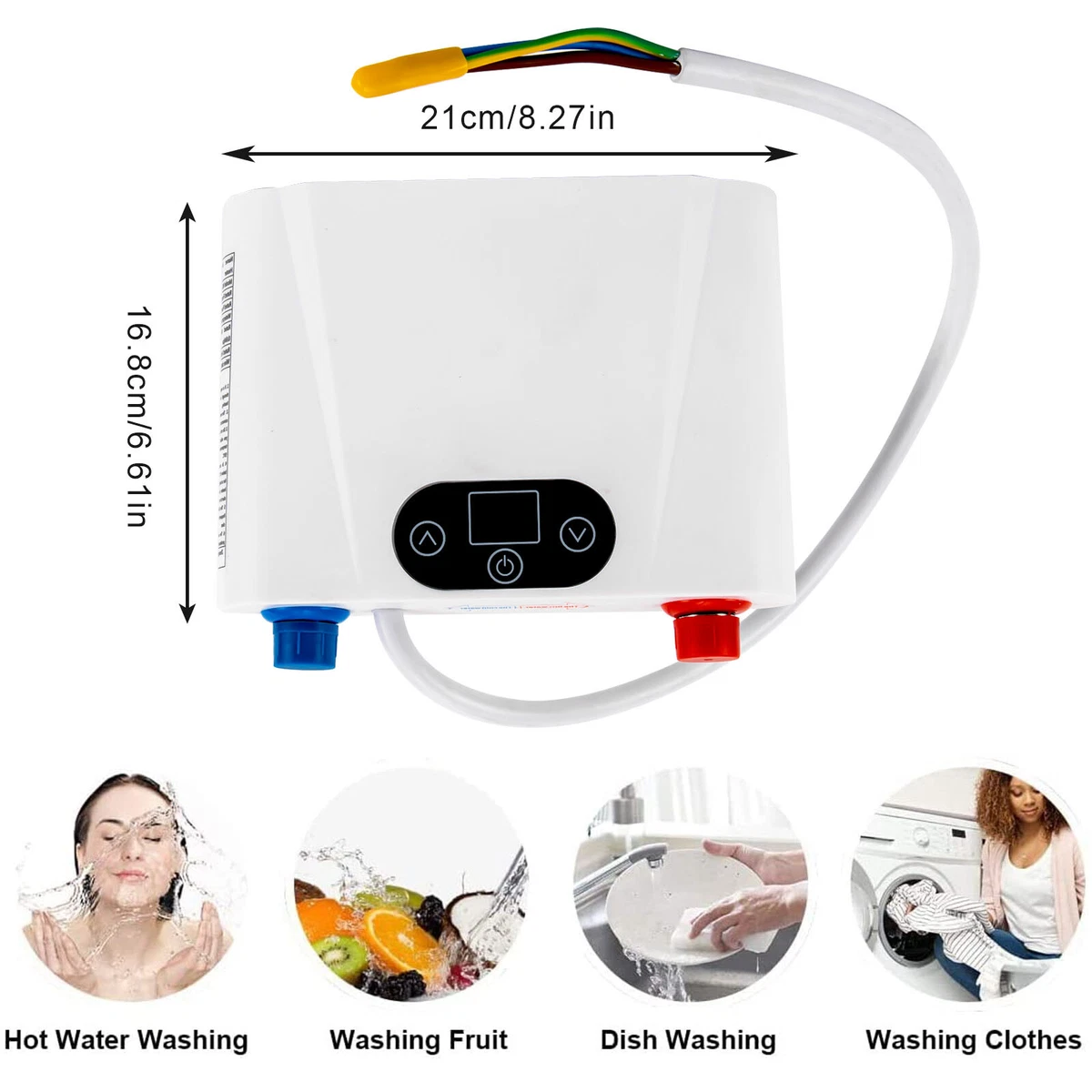 Kitchen Instant Water Boiler Electric Hot Tankless Water Heater Under Sink  5500W | eBay