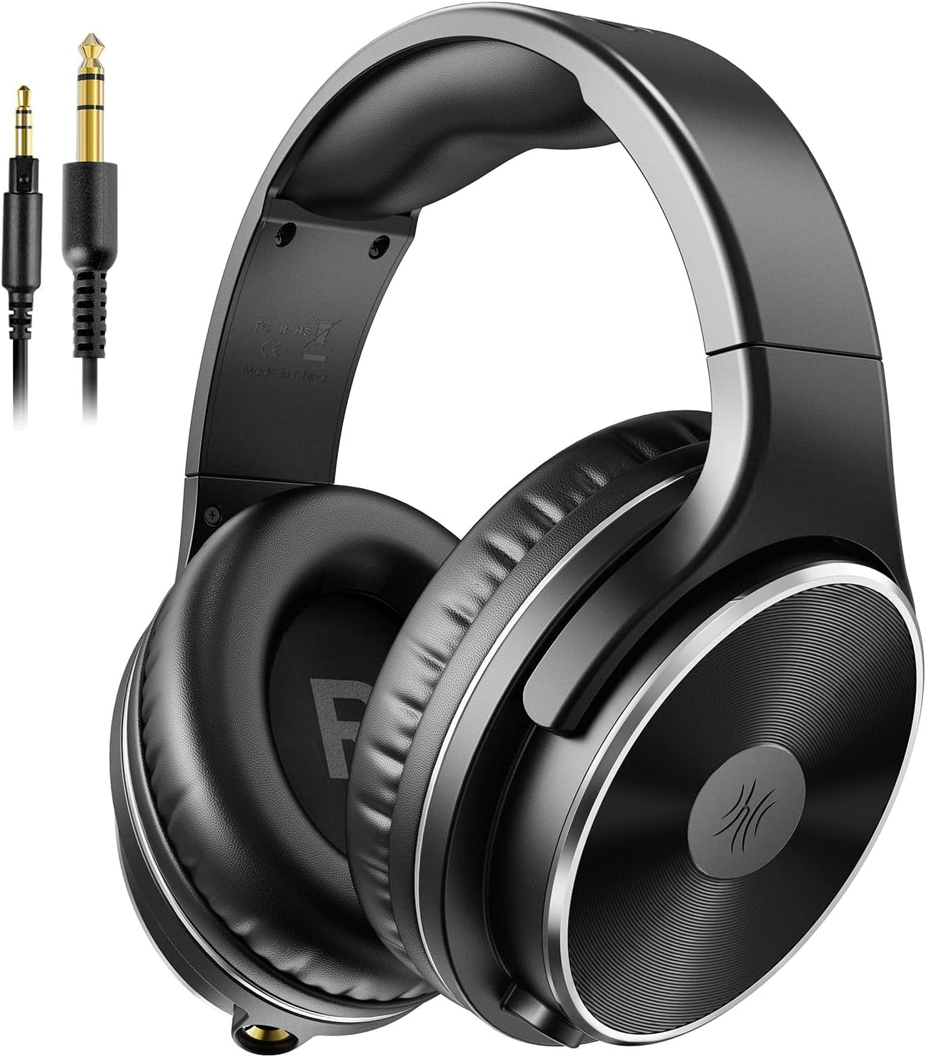 OneOdio Wired Headphones - Over Ear Headphones with Noise Isolation Dual Jack &-image