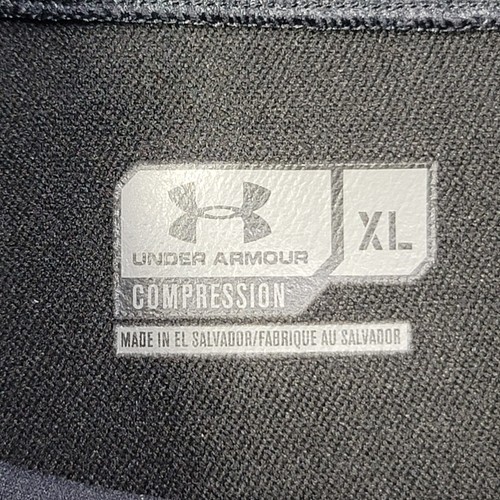 Under Armour Shirt Mens XL Black Solid Tactical Compression Stretch Mock Neck - Picture 5 of 11