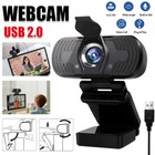 1080P Webcam Full HD USB 2.0 For PC Desktop Laptop Web Camera with Microphone AU