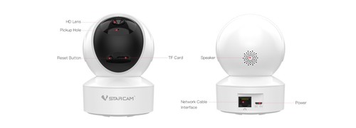 VStarcam CS49Q 4MP HD 5G WiFi Security IP Camera Mini Baby Monitor Night Vision - Picture 17 of 18