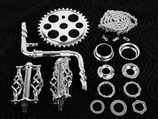 OG LOWRIDER - Twisted CRANK PKG - Pedale portafortuna 7 gabbie cromato