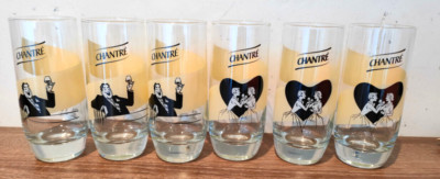 6 new unused Chantre collectible glass collectible glasses glass with calibration line 2cl + 4cl