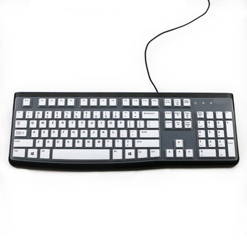 Tastatur Hülle für K120 MK120 Schnurgebunden Tastatur Silikon Tastatur Schutz - Bild 9 von 15