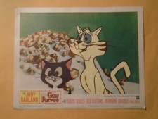 GAY PURREE JUDY GARLAND CARTOON FRENCH CATS A LOBBYCARD ORIGINAL movie photo