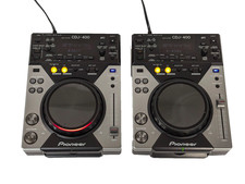 Pioneer CDJ 400 DJ 2x for parts lot; left ejects discs, right has error E-8301