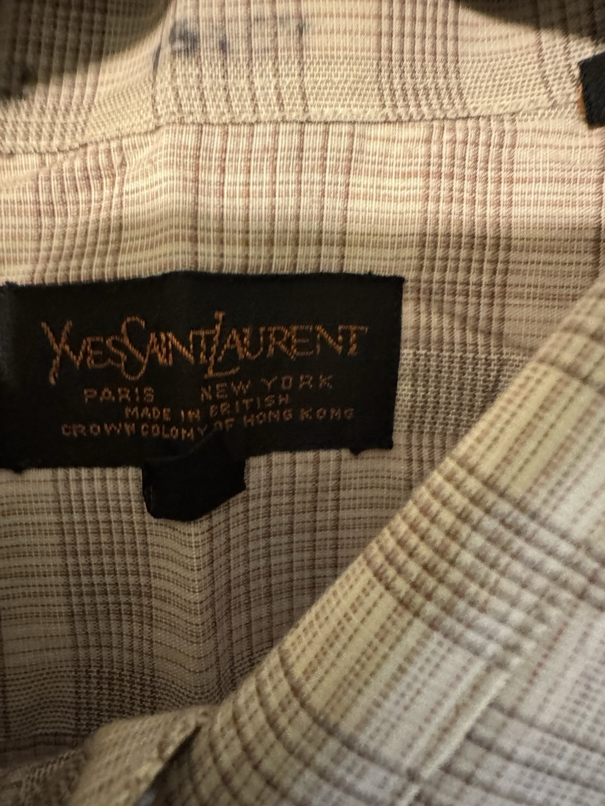 Camicia uomo manica lunga Yves Saint Laurent taglia 16 5 (35 35)