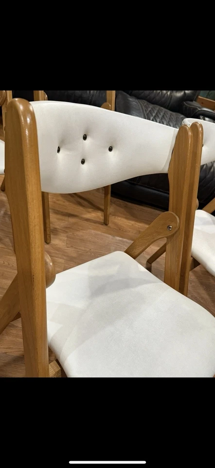 Norquist Coronet折叠家具老式中世纪折叠餐厅椅 — 第 2/3 张图片