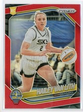 2025 PANINI PRIZM HAILEY VAN LITH TRUE ROOKIE RED PRIZM CHICAGO SKY RC /299