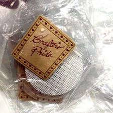 Lot of 6-Crafter’s Pride Cross Stitch 3” Magnets Large 14-count cross stitch NEW