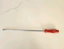 Snap On Sdd4120 Usa Flat Slotted Extra Long Screwdriver 12 Vintage New Red