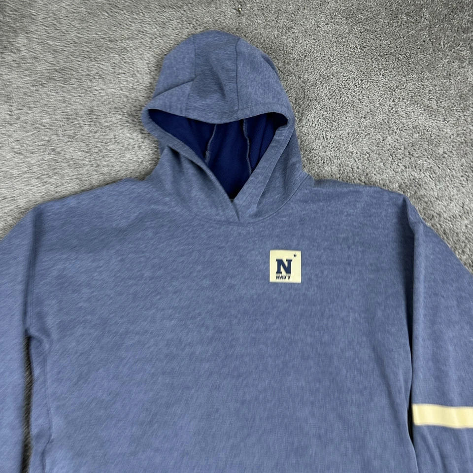 Sudadera con capucha azul marino para guardiamarinas XL azul Under Armour NCAA Pullover Sudadera Foto 3 de 4