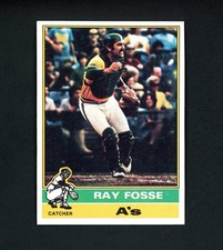Ray Fosse 1976 Topps - Oakland A's #554 NM-MT+