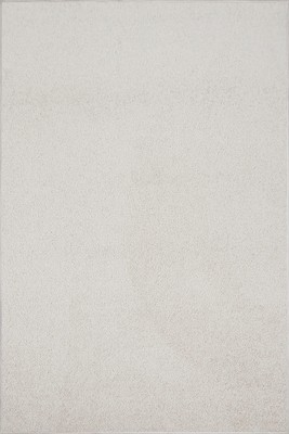 Solid Color Custom Size Runner Area Rug Off White, 2' x 4', Stain Resistant, ...