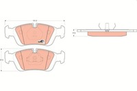 TRW Bremsbelagsatz Scheibenbremse Cotec GDB1100 FüR BMW E36 Z3 Roadster 3Er 323