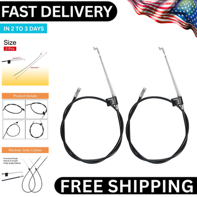 #ad Sofa Recliner Release Pull Handle Replacement Universal Chair Couch Cable Lever $13.89