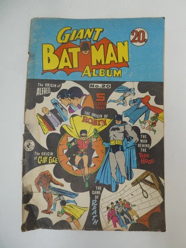 VINTAGE GIANT BATMAN ALBUM NO. 20 DC SUPERHERO COMIC BOOK