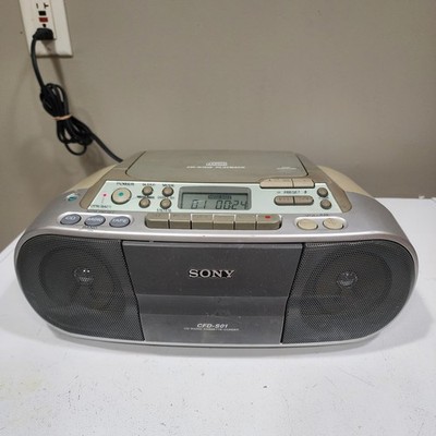 Sony Boombox Model CFD-S01 CD Radio Cassette-Corder Tested