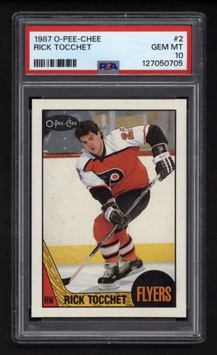 Rick Tocchet #2 1987 O-Pee-Chee card