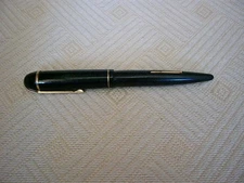 1940's WAHL EVERSHARP Skyline Dark Army Green Fountain Pen 14k Gold Nib