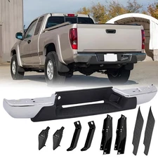 Rear Bumper Step Bumper Assembly For 2004 2005 2006 2007 Chevy Colorado & GMC