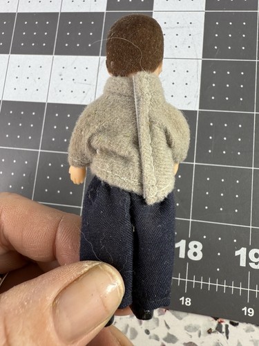Dollhouse Boy Doll Modern Young Brother Vinyl 1:12 Scale Removable Clothes - Picture 2 of 4