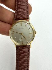Gruen watch 14k Gold manual wind 17 jewels Swiss Good condition working Vintage