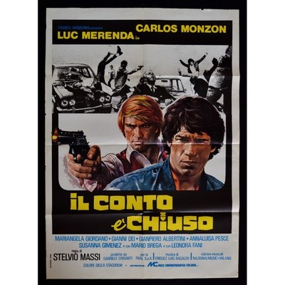 Poster Die Rechnung E' Geschlossen Carlos Monzon Boxer Luc Brotdose Stelvio