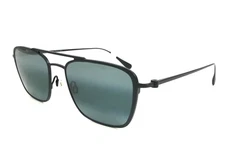Maui Sunglasses EBB & FLOW MJ542-2M Matte Black Frames w/ Neutral Gray Polarized