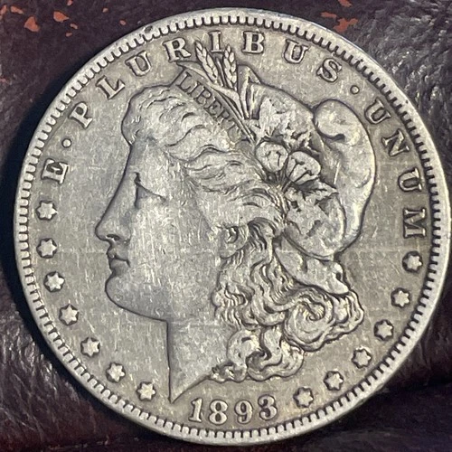 1893 O Morgan Silver Dollar $1 US Mint Rare Key Date 1893-O Very Fine+