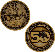 Dungeons & Dragons: 50th Anniversary - Limited Edition Coin - Original Red Box C